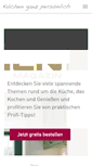 Mobile Screenshot of musterhauskuechen.de