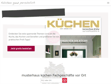 Tablet Screenshot of musterhauskuechen.de